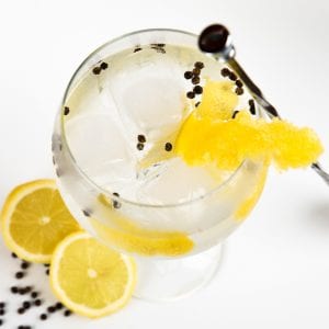 Gincocktail med citron